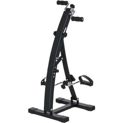 HOMCOM hometrainer pedalen revalidatie armen benen multifunctioneel lcd-display hoogte verstelbaar stuur 40 l x 42,5 b x 100 h cm zwart HOMCOM hometrainer pedalen revalidatie armen benen multifunctioneel lcd-display hoogte verstelbaar stuur 40 l x 42,5 b x 100 h cm zwart