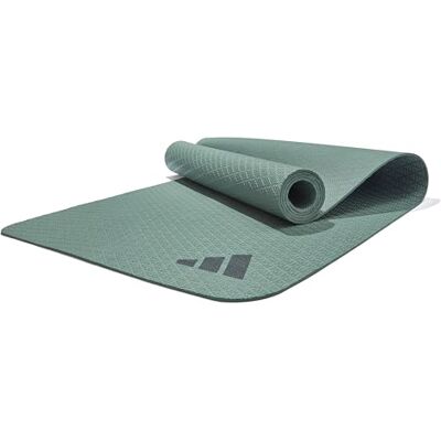 Adidas Yoga Mat, 4 mm, 50% gerecyclede materialen, PVC-vrij, antislip en gestructureerd oppervlak (176 x 61 cm) voor perfecte grip Adidas Yoga Mat, 4 mm, 50% gerecyclede materialen, PVC-vrij, antislip en gestructureerd oppervlak (176 x 61 cm) voor perfecte grip