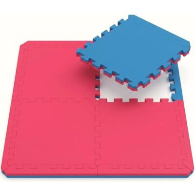 EYEPOWER Professionele vloermatten 3,2 m² 2 cm dik 8 judomatten voor thuis 63 x 63 cm Tatami Voor thuis Gym EYEPOWER Professionele vloermatten 3,2 m² 2 cm dik 8 judomatten voor thuis 63 x 63 cm Tatami Voor thuis Gym