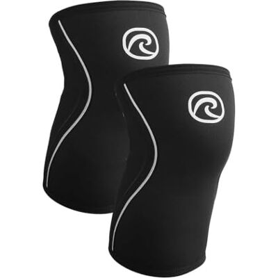 Rehband Kniebrace van 5 mm neopreen ter ondersteuning van de knieën, stabiliseert gewrichten en spieren, ideaal voor sport, krachttraining, kleur: zwart, 1 paar, maat: S Rehband Kniebrace van 5 mm neopreen ter ondersteuning van de knieën, stabiliseert gewrichten en spieren, ideaal voor sport, krachttraining, kleur: zwart, 1 paar, maat: S