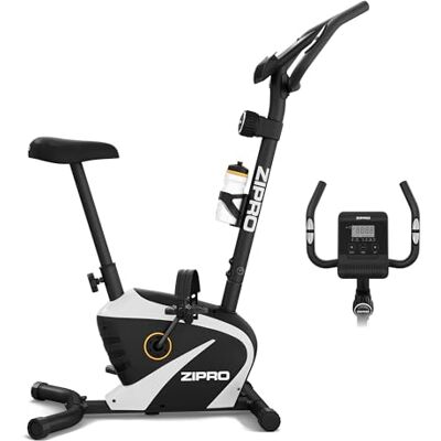 ZIPRO Beat RS Hometrainer, ergometer, fitnessfiets, magnetisch, ergometer tot 120 kg, homefiets, hometrainer, fiets op batterijen ZIPRO Beat RS Hometrainer, ergometer, fitnessfiets, magnetisch, ergometer tot 120 kg, homefiets, hometrainer, fiets op batterijen