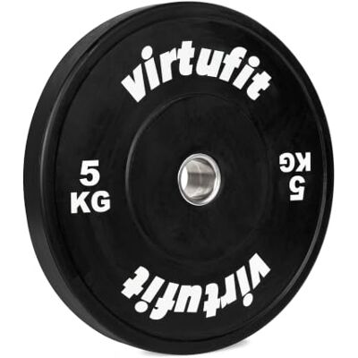 VirtuFit Bumper Plate Olympische schijven van rubber, 50 mm, 5 kg tot 25 kg (5, kg) VirtuFit Bumper Plate Olympische schijven van rubber, 50 mm, 5 kg tot 25 kg (5, kg)