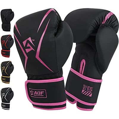 AQF Bokshandschoenen voor kinderen en volwassenen Muay Thai trainingshandschoenen van 113,4 g tot 453,6 g voor bokszak, MMA, sparren, vechten en kickboksen met extra lagen vulling AQF Bokshandschoenen voor kinderen en volwassenen Muay Thai trainingshandschoenen van 113,4 g tot 453,6 g voor bokszak, MMA, sparren, vechten en kickboksen met extra lagen vulling