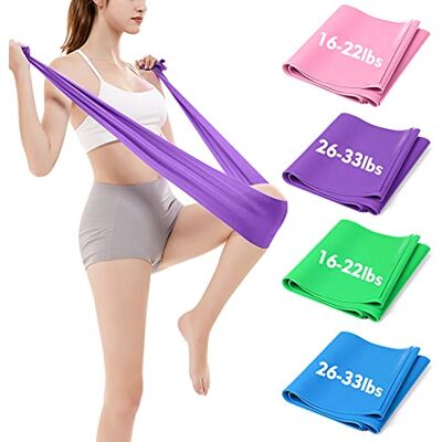 iMoebel Fitnessband Gymnastiekbanden, 2 weerstanden 8-10 kg/12-15 kg, premium lang 1,8/2,0 m, weerstandsbanden, elastische oefeningen voor yoga, pilates, crossfit, revalidatie iMoebel Fitnessband Gymnastiekbanden, 2 weerstanden 8-10 kg/12-15 kg, premium lang 1,8/2,0 m, weerstandsbanden, elastische oefeningen voor yoga, pilates, crossfit, revalidatie