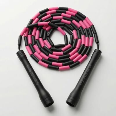 Elevate Rope Professioneel snelheidstouw 3 m verstelbaar springtouw PVC 5 mm met nylon kern voor cardio, dubbele sprongen en crossfit duurzaam springtouw Elevate Rope Professioneel snelheidstouw 3 m verstelbaar springtouw PVC 5 mm met nylon kern voor cardio, dubbele sprongen en crossfit duurzaam springtouw