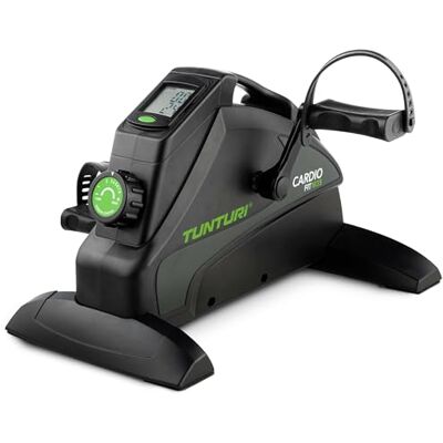 Tunturi Pédalier Cardio Fit Vainqueur du test 2024 Mini vélo d'appartement pour personnes âgées Entraîneur de bras et de jambes en position assise Résistance réglable et écran LCD Tunturi Pédalier Cardio Fit Vainqueur du test 2024 Mini vélo d'appartement pour personnes âgées Entraîneur de bras et de jambes en position assise Résistance réglable et écran LCD