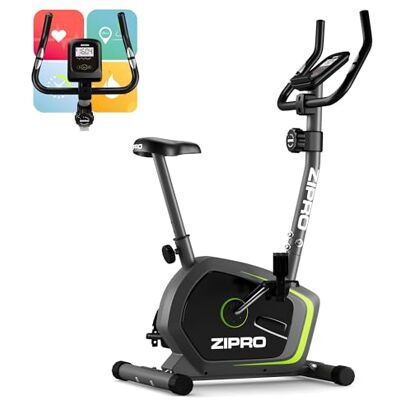 ZIPRO Drift Magnetische hometrainer voor volwassenen, tot 120 kg, zwart, Eén maat, geschikt voor je behoeften, bewaak je vooruitgang ZIPRO Drift Magnetische hometrainer voor volwassenen, tot 120 kg, zwart, Eén maat, geschikt voor je behoeften, bewaak je vooruitgang