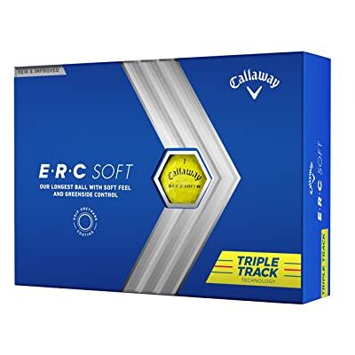 Callaway ERC Soft Triple Track golfbal geel Callaway ERC Soft Triple Track golfbal geel