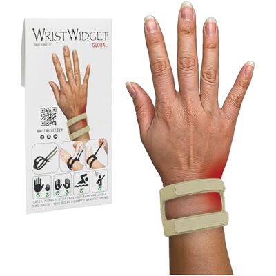 WristWidget (Tan) TFCC-tranen verstelbare polsspalk, één maat. Voor linker- en rechterpols, ondersteuning voor draagspanning, oefening WristWidget (Tan) TFCC-tranen verstelbare polsspalk, één maat. Voor linker- en rechterpols, ondersteuning voor draagspanning, oefening