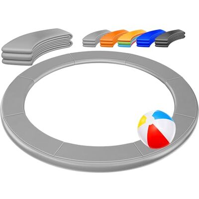 KESSER ® Trampoline afdekhoes, afdekkingen voor veren, diameter 244, 305, 366, 426 cm, breedte 30 cm, 100% UV-bestendig, scheurvast, met strandbal KESSER ® Trampoline afdekhoes, afdekkingen voor veren, diameter 244, 305, 366, 426 cm, breedte 30 cm, 100% UV-bestendig, scheurvast, met strandbal