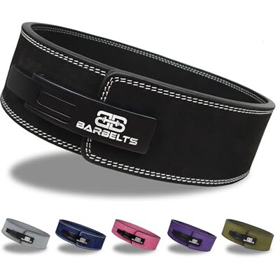 Barbelts Lever Belt 10 mm Powerlift Riem, 100% leer, gewichtheffen, riem, krachttraining Barbelts Lever Belt 10 mm Powerlift Riem, 100% leer, gewichtheffen, riem, krachttraining