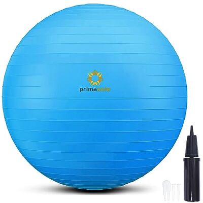 primasole Oefenbal voor evenwicht, stabiliteit, fitness, training, yoga, pilates thuis, kantoor en sportschool, zwangerschapsbal, bureaustoel primasole Oefenbal voor evenwicht, stabiliteit, fitness, training, yoga, pilates thuis, kantoor en sportschool, zwangerschapsbal, bureaustoel