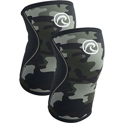 Rehband Kniebrace voor CrossFit & Zware Training Neopreen 5 mm Meerdere Kleuren en Maten Uniseks Kleur: Camo 1 paar Maat S Rehband Kniebrace voor CrossFit & Zware Training Neopreen 5 mm Meerdere Kleuren en Maten Uniseks Kleur: Camo 1 paar Maat S