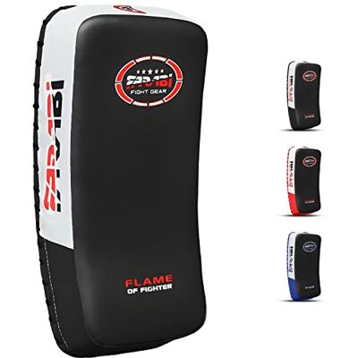 Farabi Sports Boksen schild voor coaching, training, kickboksen gebogen slagschild, pao boksen, boksen, MMA Muay Thai kickpad Farabi Sports Boksen schild voor coaching, training, kickboksen gebogen slagschild, pao boksen, boksen, MMA Muay Thai kickpad
