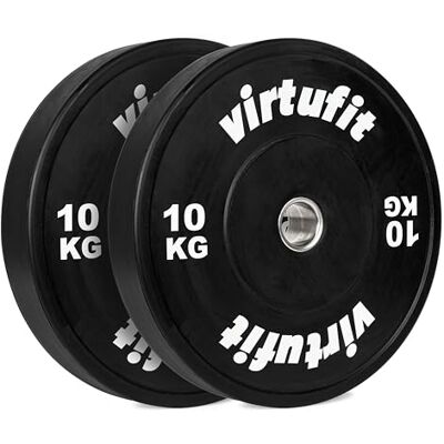 VirtuFit Olympische halterschijven van rubber, 50 mm, set van 2 x 10 kg VirtuFit Olympische halterschijven van rubber, 50 mm, set van 2 x 10 kg