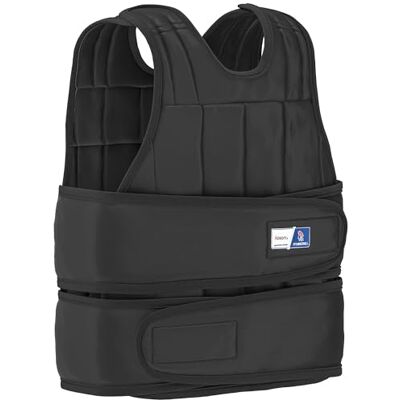 HOMCOM Verzwaringsvest, verstelbaar, verzwaard vest, afneembare gewichten, 20 kg, max. zwart Aosom.fr x FFHandbal, krachttraining, oefeningen, boksen, Oxford HOMCOM Verzwaringsvest, verstelbaar, verzwaard vest, afneembare gewichten, 20 kg, max. zwart Aosom.fr x FFHandbal, krachttraining, oefeningen, boksen, Oxford