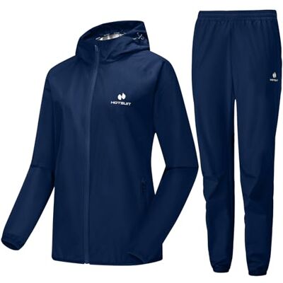 HOTSUIT Saunapak voor dames, machinewasbaar, saunajas, scheurvast, voor fitnesstraining HOTSUIT Saunapak voor dames, machinewasbaar, saunajas, scheurvast, voor fitnesstraining