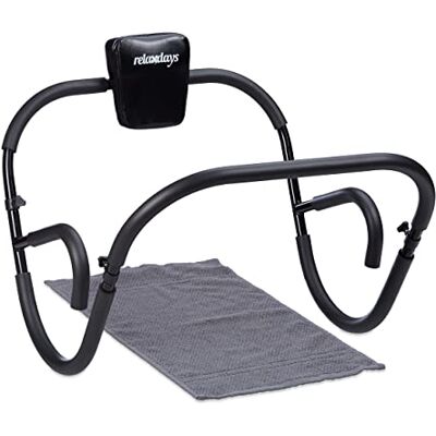 Relaxdays Bauchtrainer AB Roller, Bauchmuskeltrainer, faltbar, HxBxT: 66 x 70 x 70 cm, Sixpack Fitness Trainer Relaxdays Bauchtrainer AB Roller, Bauchmuskeltrainer, faltbar, HxBxT: 66 x 70 x 70 cm, Sixpack Fitness Trainer
