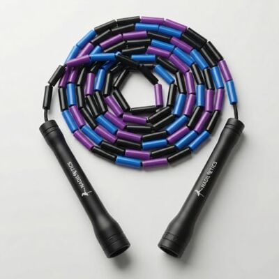 Elevate Rope Professioneel snelheidstouw 3 m verstelbaar springtouw PVC 5 mm met nylon kern voor cardio, dubbele sprongen en crossfit duurzaam springtouw Elevate Rope Professioneel snelheidstouw 3 m verstelbaar springtouw PVC 5 mm met nylon kern voor cardio, dubbele sprongen en crossfit duurzaam springtouw