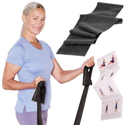 Theraband 1,50 m dans un sac en polyéthylène avec instructions (français non garanti) Bande de fitness Bande de gymnastique Bande extensible pour entraînement complet du corps Bande de Theraband 1,50 m dans un sac en polyéthylène avec instructions (français non garanti) Bande de fitness Bande de gymnastique Bande extensible pour entraînement complet du corps Bande de