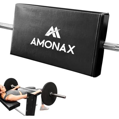Amonax Coussin d'haltère de poussée de hanche, rembourrage en mousse extra épaisse, accessoires de gym, fitness, entraînement, housse de coussin pour poussées de hanches, femmes et hommes Amonax Coussin d'haltère de poussée de hanche, rembourrage en mousse extra épaisse, accessoires de gym, fitness, entraînement, housse de coussin pour poussées de hanches, femmes et hommes