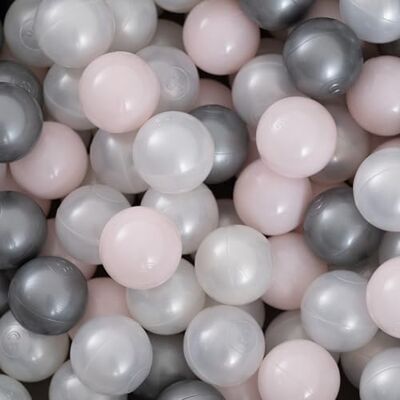 MISIOO Ballenbadballen, ballenbad, ballen met een diameter van 6 cm, kunststof ballen van 100% polyethyleen met lage dichtheid, babyspeelgoed MISIOO Ballenbadballen, ballenbad, ballen met een diameter van 6 cm, kunststof ballen van 100% polyethyleen met lage dichtheid, babyspeelgoed