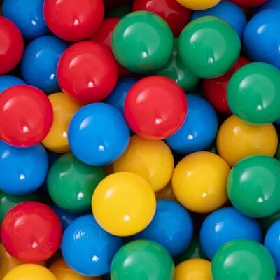 MISIOO Ballenbadballen, ballenbad, ballen met een diameter van 6 cm, kunststof ballen van 100% polyethyleen met lage dichtheid, babyspeelgoed MISIOO Ballenbadballen, ballenbad, ballen met een diameter van 6 cm, kunststof ballen van 100% polyethyleen met lage dichtheid, babyspeelgoed