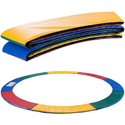 Arebos Vervangend trampoline beschermkussen, trampoline-afdekking, bekleding, weerbestendig en uv-bestendig, scheurvast, 305 cm Arebos Vervangend trampoline beschermkussen, trampoline-afdekking, bekleding, weerbestendig en uv-bestendig, scheurvast, 305 cm