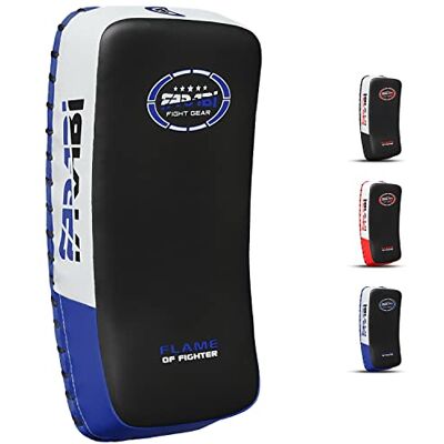 Farabi Sports Boksen schild voor coaching, training, kickboksen gebogen slagschild, pao boksen, boksen, MMA Muay Thai kickpad Farabi Sports Boksen schild voor coaching, training, kickboksen gebogen slagschild, pao boksen, boksen, MMA Muay Thai kickpad