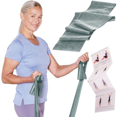 Theraband 1,50 m dans un sac en polyéthylène avec instructions (français non garanti) Bande de fitness Bande de gymnastique Bande extensible pour entraînement complet du corps Bande de Theraband 1,50 m dans un sac en polyéthylène avec instructions (français non garanti) Bande de fitness Bande de gymnastique Bande extensible pour entraînement complet du corps Bande de