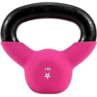 Yes4All Kettlebells Kettlebell en fonte avec revêtement en néoprène Multicolore 2-20 kg Yes4All Kettlebells Kettlebell en fonte avec revêtement en néoprène Multicolore 2-20 kg