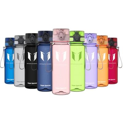 Super Sparrow Sportfles & Morsvrije Kinderfles 500ml BPA-vrij Ideale Tritan Waterfles voor Sport, Fiets, Fitness, Universiteit, Buiten Licht, Duurzaam Drinkfles Étanche, Gourdes d'eau, Légère, Incassable, Lavable au lave-vaisselle, Flip Top, Ergonomique Super Sparrow Sportfles & Morsvrije Kinderfles 500ml BPA-vrij Ideale Tritan Waterfles voor Sport, Fiets, Fitness, Universiteit, Buiten Licht, Duurzaam Drinkfles Étanche, Gourdes d'eau, Légère, Incassable, Lavable au lave-vaisselle, Flip Top, Ergonomique