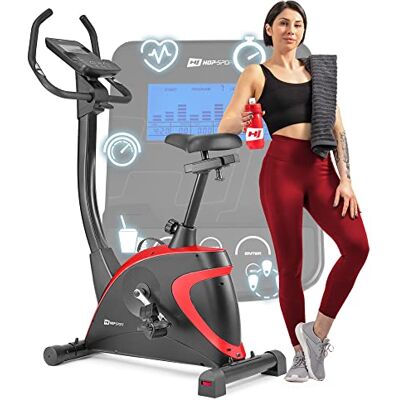 HS HOP-SPORT HOP-SPORT Hometrainer HS-005H Host, fitnessfiets met 7 kg vliegwiel, indoorfiets met 12 trainingsprogramma's, 16 weerstandsniveaus, max. gebruikersgewicht, 150 kg HS HOP-SPORT HOP-SPORT Hometrainer HS-005H Host, fitnessfiets met 7 kg vliegwiel, indoorfiets met 12 trainingsprogramma's, 16 weerstandsniveaus, max. gebruikersgewicht, 150 kg