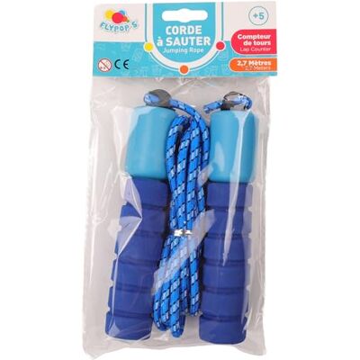 FLYPOP'S Springtouw met teller Speelspel 011089Y Blauw Touw Behendigheidsspel Kinderspeelgoed 26 cm x 14 cm Vanaf 3 jaar FLYPOP'S Springtouw met teller Speelspel 011089Y Blauw Touw Behendigheidsspel Kinderspeelgoed 26 cm x 14 cm Vanaf 3 jaar