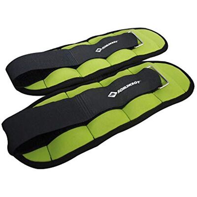 Schildkröt ® Gewichtsmanchetten voor armen, benen naar keuze, 0,5 kg tot 2,0 kg, in de kleuren: groen, antraciet en zwart, in draagtas Schildkröt ® Gewichtsmanchetten voor armen, benen naar keuze, 0,5 kg tot 2,0 kg, in de kleuren: groen, antraciet en zwart, in draagtas