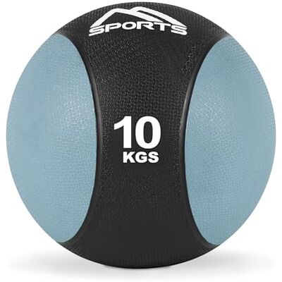 MSPORTS Medicijnbal, 1-10 kg, professionele studiokwaliteit met oefenposter, gymnastiekballen MSPORTS Medicijnbal, 1-10 kg, professionele studiokwaliteit met oefenposter, gymnastiekballen
