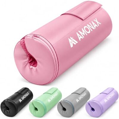Amonax Heupduwen Halterkussen, extra dikke schuimvulling, fitnessaccessoires, fitness, training, kussensloop voor heupen, vrouwen en mannen Amonax Heupduwen Halterkussen, extra dikke schuimvulling, fitnessaccessoires, fitness, training, kussensloop voor heupen, vrouwen en mannen