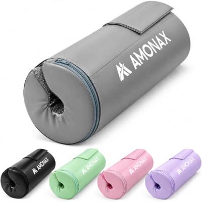 Amonax Heupduwen Halterkussen, extra dikke schuimvulling, fitnessaccessoires, fitness, training, kussensloop voor heupen, vrouwen en mannen Amonax Heupduwen Halterkussen, extra dikke schuimvulling, fitnessaccessoires, fitness, training, kussensloop voor heupen, vrouwen en mannen