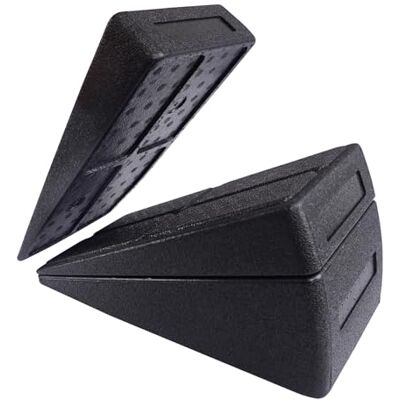 CampTeck U7259 Set van 3 schuimplanken voor fitness, squat, schuine plank, stretch kuitplank, zwart CampTeck U7259 Set van 3 schuimplanken voor fitness, squat, schuine plank, stretch kuitplank, zwart