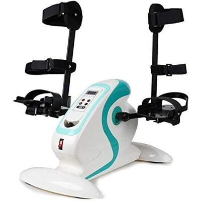 BUFANGE Gemotoriseerde hometrainer/fiets voor gehandicapten en gehandicapten, elektrische trapas met beenbeschermhouder, revalidatietrainer voor senioren BUFANGE Gemotoriseerde hometrainer/fiets voor gehandicapten en gehandicapten, elektrische trapas met beenbeschermhouder, revalidatietrainer voor senioren