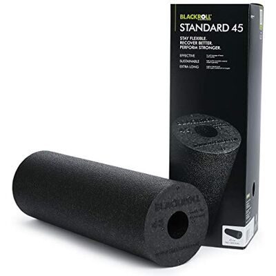 BLACKROLL ® Standaard 45 fascia-massagerollen (45 cm x 15 cm), fitnessrol voor zelfmassage van rug en benen, effectieve massagerol voor functionele training, hardheid BLACKROLL ® Standaard 45 fascia-massagerollen (45 cm x 15 cm), fitnessrol voor zelfmassage van rug en benen, effectieve massagerol voor functionele training, hardheid