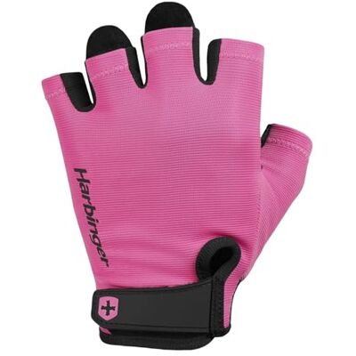 Harbinger Power Weightlifting handschoenen, gewatteerde echte lederen palm biedt stevige grip met versterkte high-touch gebieden Harbinger Power Weightlifting handschoenen, gewatteerde echte lederen palm biedt stevige grip met versterkte high-touch gebieden