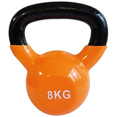 Sveltus Kettlebell, Mixte Adulte, Orange, 8 kg Sveltus Kettlebell, Mixte Adulte, Orange, 8 kg