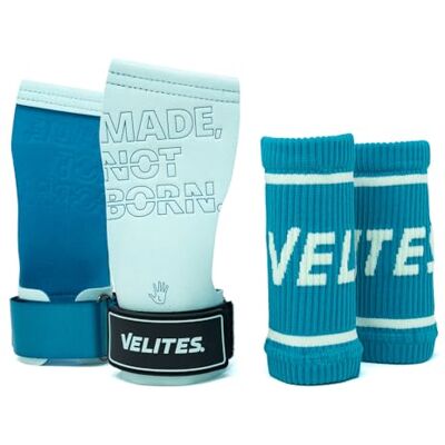 Velites Officiële Quad Pro Crossfit Games handschoenen Met Magnesium Manchetten Domineerd, Muscle Ups en Toes to Bar Velites Officiële Quad Pro Crossfit Games handschoenen Met Magnesium Manchetten Domineerd, Muscle Ups en Toes to Bar