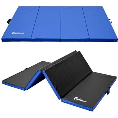 EYEPOWER Opvouwbare gymnastiekmat 180 x 115 cm voor thuis, dikte 5 cm, zachte opvouwbare vloermat, gymnastiekmat voor kinderen, sportmat, opvouwbare fitnessmat EYEPOWER Opvouwbare gymnastiekmat 180 x 115 cm voor thuis, dikte 5 cm, zachte opvouwbare vloermat, gymnastiekmat voor kinderen, sportmat, opvouwbare fitnessmat