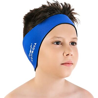 AqtivAqua Zwemband, oorbescherming, zwemmen, kinderen, volwassenen, mannen, vrouwen, baby's, oordopjes (blauw, medium) AqtivAqua Zwemband, oorbescherming, zwemmen, kinderen, volwassenen, mannen, vrouwen, baby's, oordopjes (blauw, medium)