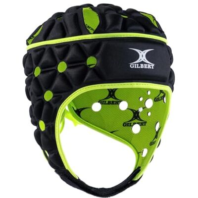 Gilbert Air Rugbyhelm, zwart Gilbert Air Rugbyhelm, zwart