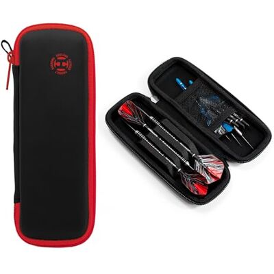 Harrows Étui pour fléchettes Peut contenir 3 fléchettes assemblées et accessoires Matériau de protection EVA Accessoires professionnels pour fléchettes Harrows Étui pour fléchettes Peut contenir 3 fléchettes assemblées et accessoires Matériau de protection EVA Accessoires professionnels pour fléchettes