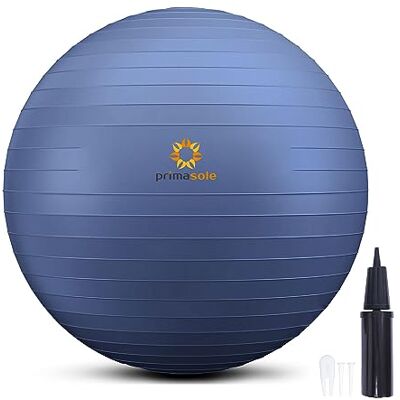 primasole Oefenbal voor evenwicht, stabiliteit, fitness, training, yoga, pilates thuis, kantoor en sportschool, zwangerschapsbal, bureaustoel primasole Oefenbal voor evenwicht, stabiliteit, fitness, training, yoga, pilates thuis, kantoor en sportschool, zwangerschapsbal, bureaustoel