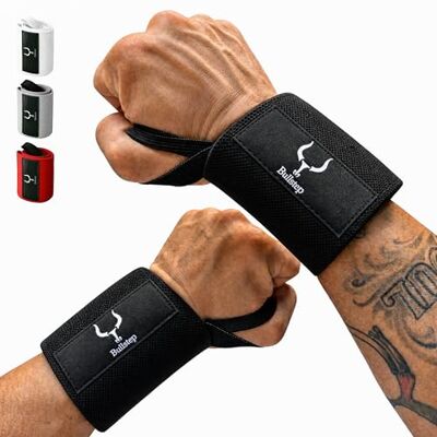 Bullstep Polsband voor krachttraining voor dames en heren, polsbescherming voor krachttraining, polsband, krachttraining, voor gewichtheffen, crossfit, Calisthenics Bullstep Polsband voor krachttraining voor dames en heren, polsbescherming voor krachttraining, polsband, krachttraining, voor gewichtheffen, crossfit, Calisthenics